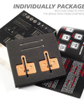 Beefy Polymetallic Bike Brake Pads For Shimano Deore Series and Tektro brakes in packaging with instructions visible