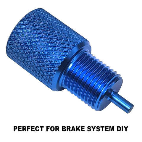Pro Shop Grade Brake Proportioning Valve Bleeder Tool Compatible With Gm Combination Valves Pv2 Pv4, blue aluminum design, perfect for DIY.
