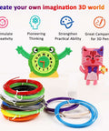 Vibrant 16 Color PLA Filament Pack For 3D Pens 160 Feet Total 10 Feet Per Color 250 Stencil Ebooks 1.75Mm Refill with fun 3D models