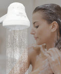 Electric Shower Heater 110V 4400W No Fuss Instant Hot Water With Four Temperature Settings in use