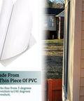 Vinyl Siding Repair Kit 12 Pcs Self Adhesive Patches 6.3 By 4.75 Inches PVC Tape Patches For Cracks Holes And Blemishes