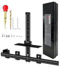 Aluminum Cabinet Hardware Jig With Center Punch For Precise Handle And Drawer Installations Pro Grade Template Tool