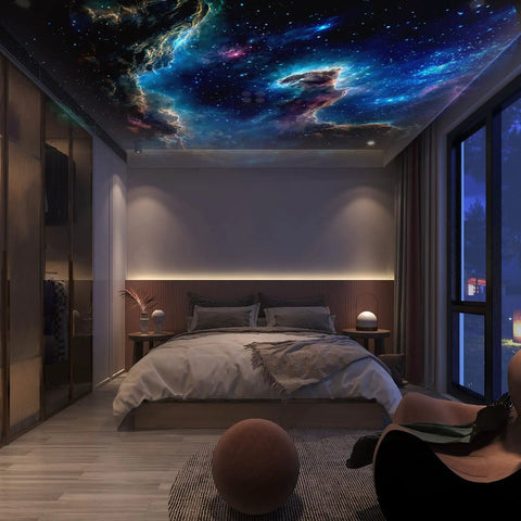 Galaxy Star Projector Night Light For Bedroom With Immersive HD Sky Show Space Projector Moon And Constellations For Kids Or Adults Cozy Chill Ceiling Light For Sleep Room Decor Relaxation And Cosmic Vibes