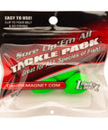 All Species Fishing Tackle Kit With 100 Piece Lure Pack Jigs Hooks Floats And Slab Curly Tails Portable, tackle pack front view