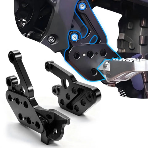 Six-Position Adjustable Bolt-On Footpeg Bracket For Talaria Sting MX3 MX4 Electric Dirt Bike Black Aluminum CNC Lightweight Durable Rest