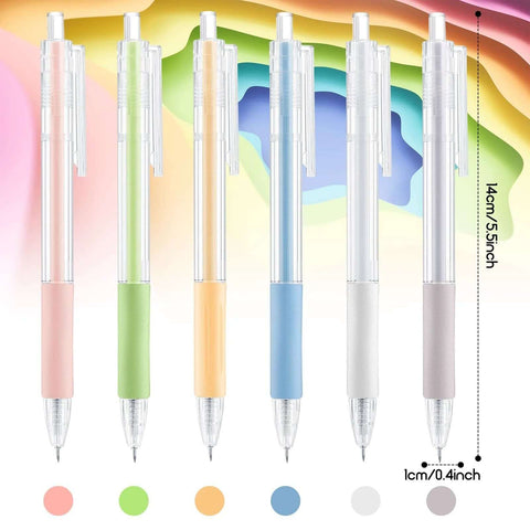 Lanties 6-piece pen-style craft knife set with colored grip barrels for DIY scrapbooking and paper cutting