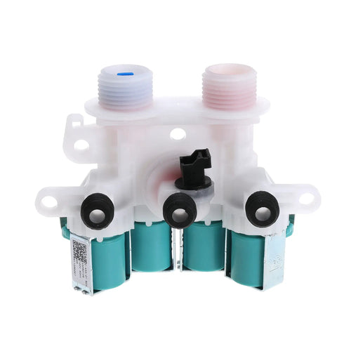 Washer Water Inlet Valve Replacement For Popular Laundry Machines Two Port Valve Easy Plug And Play Repair Compatible with W10599423