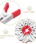 Heavy Duty 2-Inch Metal Spring Clamps Kit With Rock Solid Grip For Woodworking Diy Projects Outdoor Tents And Studio Backgrounds That Hold Tight, red metal clamp