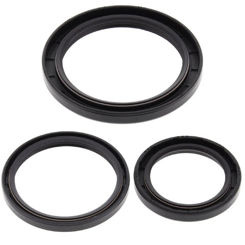 Three seals from the Rear Differential Bearing And Seal Kit For Yamaha Timberwolf YFB250 YFB250FW And Moto 4 YFM200