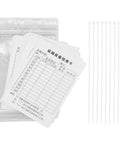Pro Grade 20 Pack Industrial Equipment Inspection Card Set With Sleeves, Cable Ties, And Blank Maintenance Log Space, Durable PVC And White Paper Cards, Easy To Use For Commercial, Public, And Private Facilities