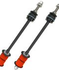Front Sway Bar For Six Inch Lift Kit With Extended Link Beefed Up 4WD Performance Fits Avalanche Silverado Tahoe Sierra Ram 1500 F150 Hummer 2001 2018 USA Made Bushings, pair with bushings