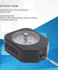 On The Go Gram Force Tension Gauge For Relay Contacts And Electronic Switches Portable 10g Reading With 0.2g Graduation Durable Alloy Build High Precision Tension Tester For Micro Switches And Circuit Makers, black dial gauge