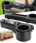 Golf Cart Armrest With Cup Holder And Rear Seat Rests For EZGO Club Car Yamaha And Most Golf Carts, 3rd Gen Upgrade With Phone Holder