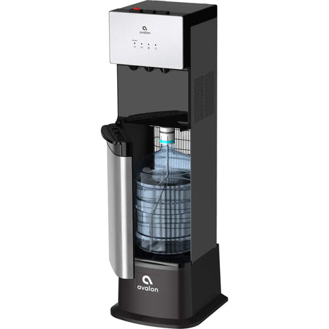 Height Extender Base For Bottom Loading And Bottleless Water Coolers, Adds 10 Inch Pedestal To Freestanding Units, Custom Fit For Narrow Or Wide Cabinets, Easy Install, No Fuss, Durable Black Finish