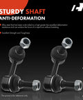 Two Pack Front Sway Bar End Links For Nissan Frontier 2005-2019, Pathfinder 2005-2012, Xterra 2005-2015, Suzuki Equator 2009-2012 Stabilizer Bar Link Replacement sturdy and anti-deformation design.