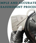 Pro Grade Air Brake Chamber Identification Tool For Quick Clamp Type 6 To 36 ID, Pushrod Stroke Gauge in use close-up view