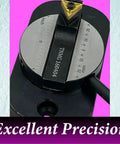 Lathe Ball Turning Attachment With Size Scale Oval Base And Single Bit For Precise Concave And Convex Ball Turning
