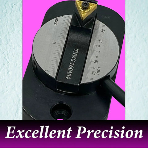 Lathe Ball Turning Attachment With Size Scale Oval Base And Single Bit For Precise Concave And Convex Ball Turning