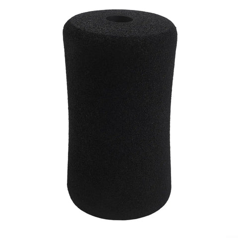 Gym Grade High-Density Foam Foot Pads For Weight Leg Extensions, 7 Inch Roller Pads With Black Tube Sponge Covers, 1 pad