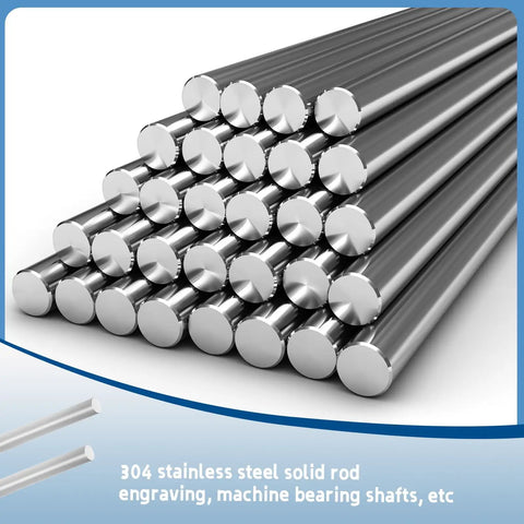 Beefy 10mm x 305mm stainless steel linear motion rods set chrome hardened shaft solid round rails for 3D printer DIY CNC