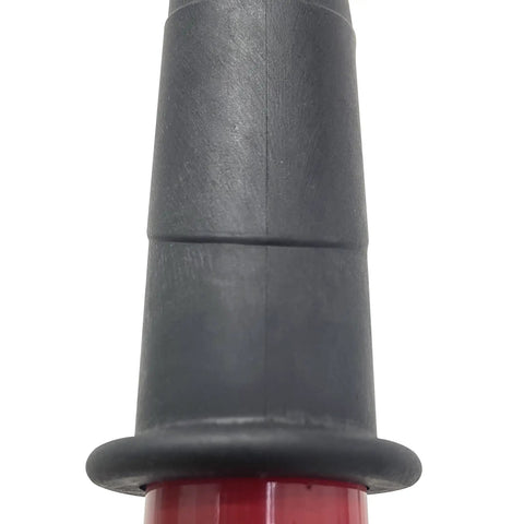 Close-up of Premium Black Rubber Handle Grip For Hi-Lift Jacks And Off Road Lifts, showing rubber material and non-slip design.