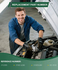 Mechanic installing 13.5V 180A Alternator Replacement For Hyundai Palisade 2020 2021 2022 2023 2024 2025 And Kia Telluride 2020 2021 2022 2023 2024 3.8L With Six Groove Pulley And Clockwise Rotation Brand New High Output Auto Part in engine bay