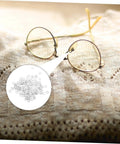 Metal rimless eyeglasses with 200 Piece Eyeglass Gaskets And Washers Set For Metal Rimless Frames Quick Spectacle Repairs