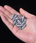 Super Heavy Tungsten Carbide Tire Studs For Winter Ice Control Grip Like Crazy On Frozen Roads For Trucks Atvs And Bikes Easy Screw In Install Tool Included Built Tough For Any Terrain in a hand.