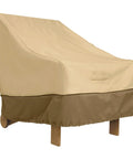 Veranda Water-Resistant 31.5 Inch Adirondack Chair Cover Built Tough For Outdoors with heavy-duty construction and padded handles