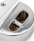 Hockey Puck Lock For Trailer Doors Two And Seven Eighths Inch Diameter Keyed Differently Two Pack Built Tough Heavy Duty Steel