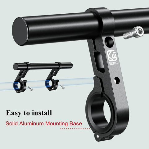 Handlebar Extender Cross Bar 11.81 Inches Long Aluminum Alloy Mount Bar for Bikes and Motorcycles with 22mm Diameter