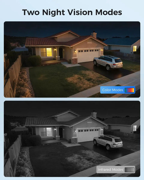 5MP PoE Outdoor IP Camera With Real Time 2 Way Audio, Spotlight and Alarm, IP67 Waterproof, Remote Access, No Monthly Fee, Works With PoE NVR and ONVIF Compatible NVR