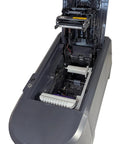 Ready To Roll Dual Sided Id Card Printer System With Hd Webcam, showing internal components and features.