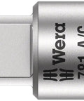 Close-up of adapter for Chrome Vanadium Steel Wrench Set With 5 Adapters For Square Head Sockets Secure Socket Fixation External Drive
