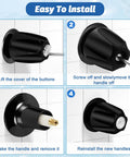 Step-by-step installation guide for Tub Shower Trim Kit With Four In One Tub Spout Adapter, Matte Black Finish