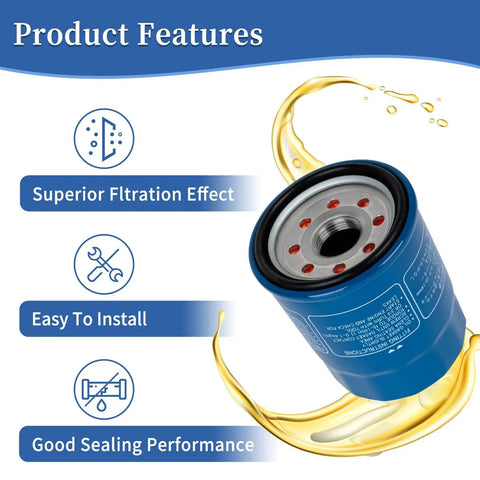 Product features of Honda Oil Filter 5 Pack Compatible With Civic CR V Odyssey Accord Pilot And GX Series Engines