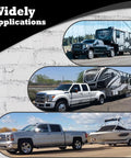TPZZ 4-Lug trailer hub kit for 2000 lb trailers; fits 1 in and 1-1/16 in axles; Amazon collage of trucks and trailers