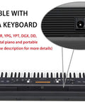 12V 2A DC Power Adapter For Digital Pianos And Portable Keyboards Replacement PA130 PA130B Charger That Powers Your Keys Smoothly And Safely With 100V 240V Input, Yamaha keyboard power port