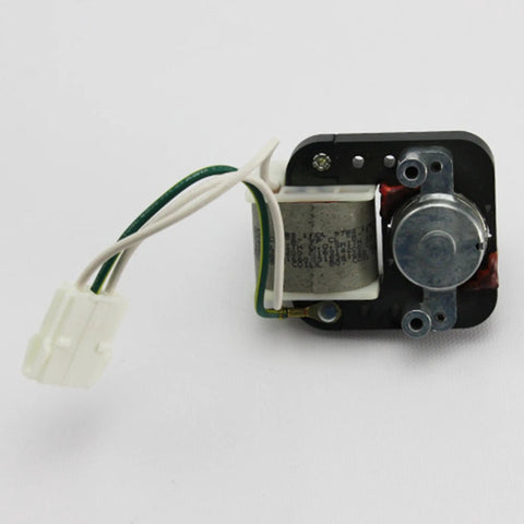Replacement Fridge Motor 297250000 for Standard Home Refrigerators with OEM component and wires visible