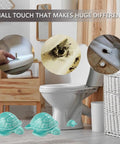 Heckin Adorable Ceramic Sea Turtle Toilet Bolt Caps Set Of 2 decorative screw covers near toilet, hiding rusty bolts and enhancing decor.