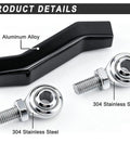 Adjustable Brake Shift Lever Linkage Pushrod For M8 Softail 2018-2025 Bolt On Rear Brake Pedal Height And Angle Adjuster, aluminum alloy and 304 stainless steel