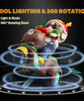 360 Degree Rotating Stunt Trike Toy Car With Music And Lights, Super Cool Electric Toy Motorcycle For Kids, Interactive Musical Toy For Toddlers, Kid Friendly Durable Safe Entertainment Gift For Christmas And Birthday, plastic trike with LED lights