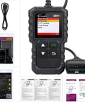 Creader 3001 OBD2 Scanner Reads And Clears Engine Fault Codes With Mode 6 CAN Diagnostic Tool For All OBDII Cars Since 1996