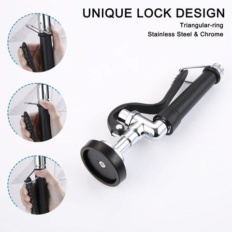 Pro Grade Pre Rinse Spray Valve With 38 Inch Flexible Stainless Steel Hose For Commercial Sinks And Restaurant Faucets Wall Mount Or Desk Mount Replacement Kit Heavy Duty Kitchen Upgrade