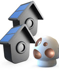 Solar Powered Wireless Driveway Alarm System With Weatherproof Motion Sensors And Long Range Receiver Includes 1 Receiver And 2 Sensors