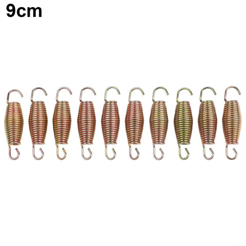 Heavy Duty Extension Springs 10 Pack Steel Coil Load Up To 50kg For Garage Doors Trailer Ramps Farm Gear Durable Carbon Steel Build That Holds Tight, 9cm long springs.