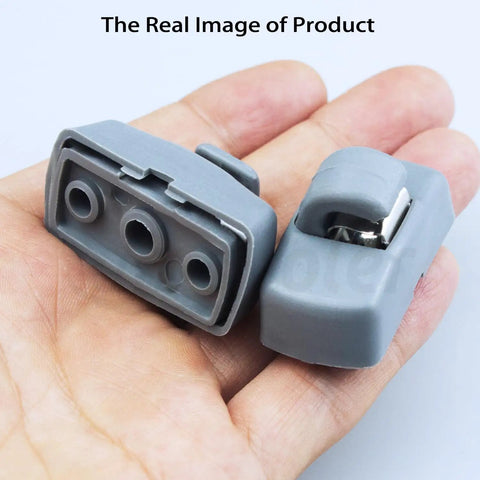 Volkswagen Interior Sun Visor Hook Clip Bracket Set 2 Pcs Replacement For Beetle Lupo EOS Golf GTI Mk4 Jetta Polo Touran B5 B6
