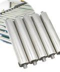 Heavy Duty 50MM Conveyor Rollers Built Tough For Daily Work Featuring A Rock Solid Two Inch Diameter and smooth steel tubes.