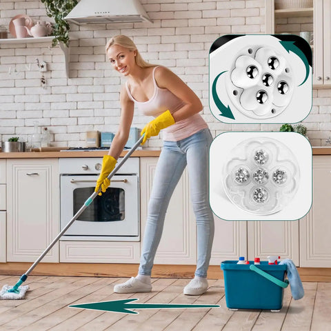 Eight Pack Self Adhesive Caster Wheels For Kitchen Appliances, 360 Degree Swivel Universal Rollers, Heavy Duty Stainless Bead And ABS Casters, White, Easy Glide For Medium Appliances And Storage Bins in a kitchen environment