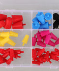 Top 60 Silicone Plugs Kit For High Heat Resistant Conical Hole Covers Perfect Spray Paint Masking Tools With Easy Use Design To Keep Coating Protected And Surfaces Spotless Like Boss, assorted colors in organizer